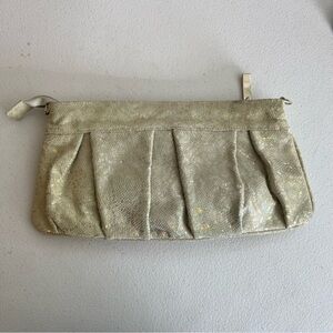 VINTAGE J. Renee Python Leather 80s Sparkle Clutch Purse.